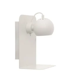 Ball USB vägglampa matt white