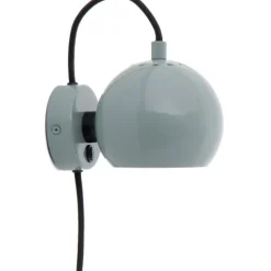 Ball vägglampa glossy mint