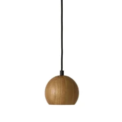Ball wood Ø12 taklampa oak