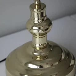 Bankers 42 cm bordslampa mässing