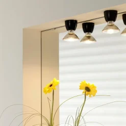 Basic taklampa/vägglampa brun IP20 rak sockel