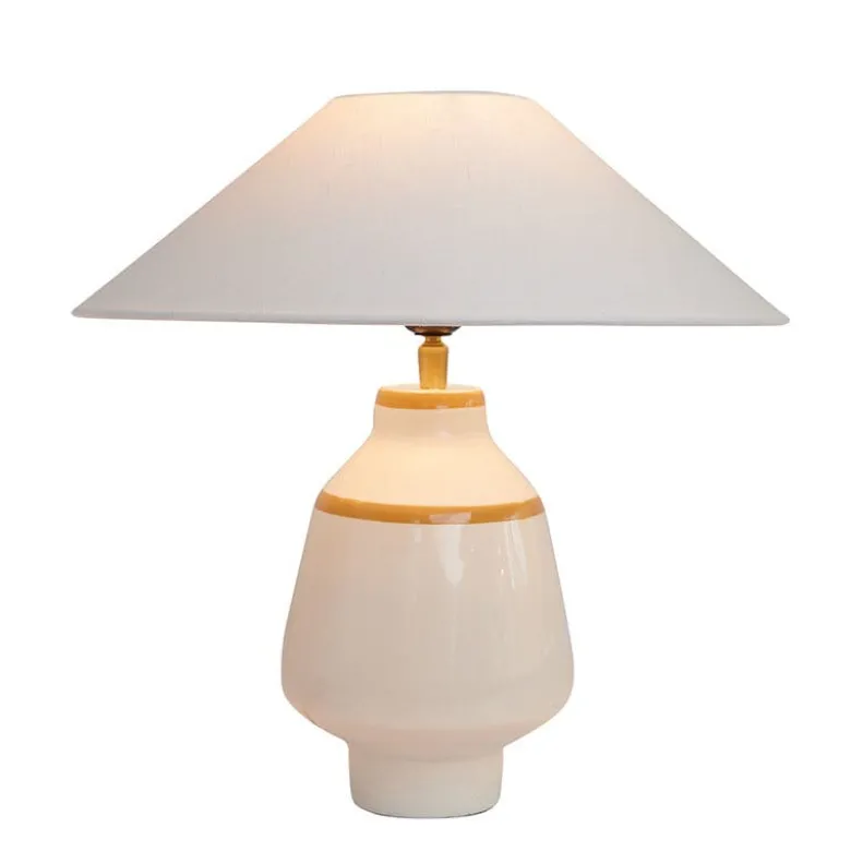 Becky bordslampa vit/mustard