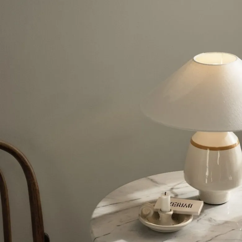 Becky bordslampa vit/mustard