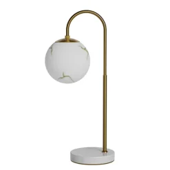 Bellagio bord H60cm mässing/vit