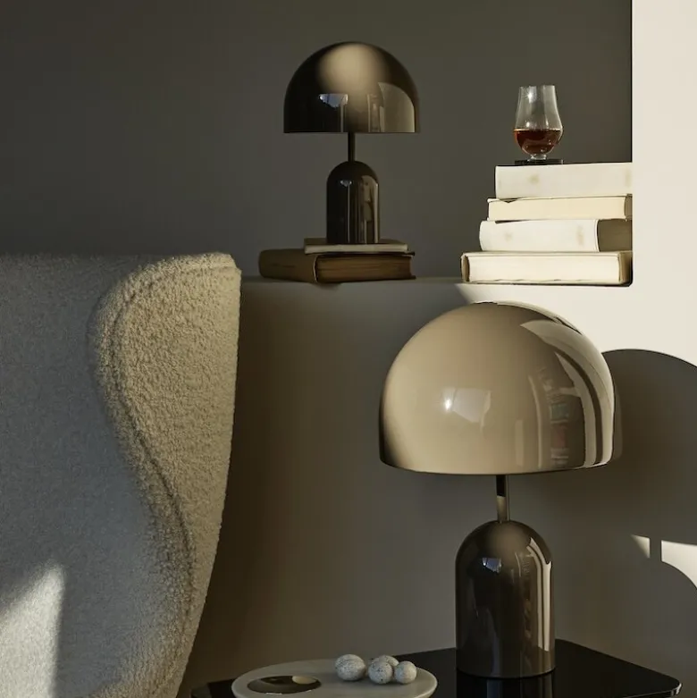 Bell bordslampa Taupe