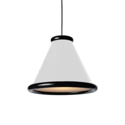 Belle Ø36 taklampa glossy white/glossy black