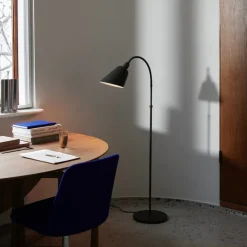 Bellevue AJ7 golvlampa stone grey/bronserad mässing