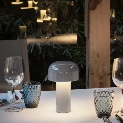 Bellhop portabel bordslampa white