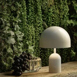 Bell portabel bordslampa grå