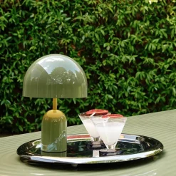 Bell Portabel bordslampa moss
