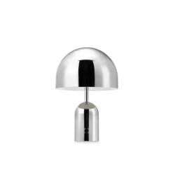 Bell portabel bordslampa silver