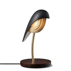 Bird bordslampa onyx black