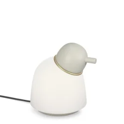 Bird bordslampa sand/mässing/opalglas