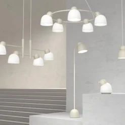 Bird bordslampa sand/opalglas