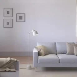 Bird golvlampa sand/mässing