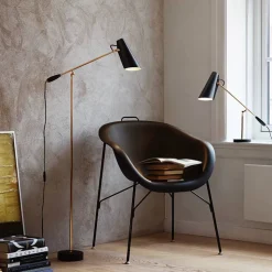 Birdy Golvlampa grå/stål