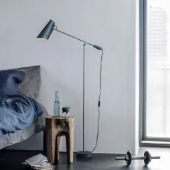 Birdy Golvlampa vit/stål