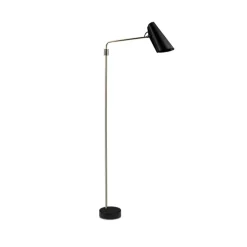 Birdy swing Golvlampa svart/mässing