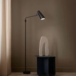 Birdy swing Golvlampa svart/svart