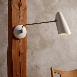 Birdy swing Vägglampa svart/stål
