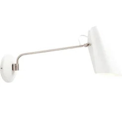 Birdy swing Vägglampa vit/stål