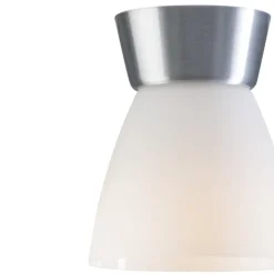 Bizzo plafond aluminium/opalt glas