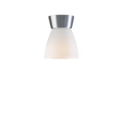 Bizzo plafond aluminium/opalt glas