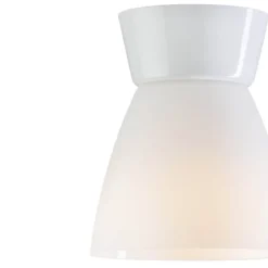 Bizzo plafond vit/opalt glas