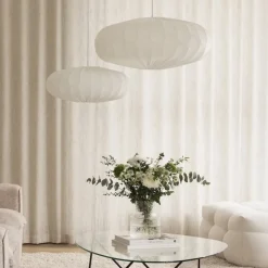 Bladverk 50 lampskärm vit