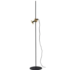 Blend 150 Floor lamp Jet black, brass