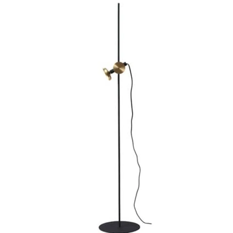 Blend 150 Floor lamp Jet black, brass