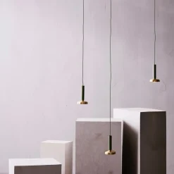 Blend 9 Pendant lamp Jet black, brass