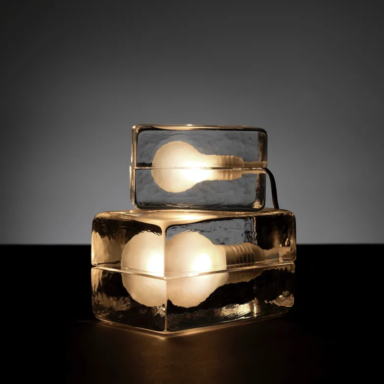 Block lamp mini bordslampa