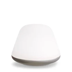 Bloom Ø38 bordslampa satin silver/opal
