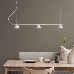 Blush rail 3 taklampa vit