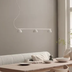 Blush rail 3 taklampa vit