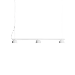 Blush rail 3 taklampa vit