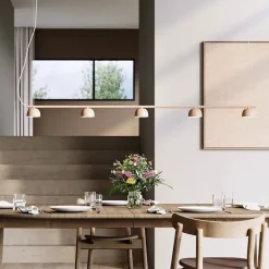 Blush rail 5 taklampa warm beige
