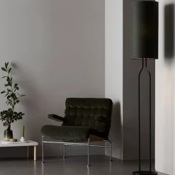 Bottle golvlampa svartstruktur