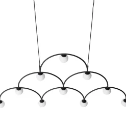 Bounce 169 Pendant lamp Black, opal
