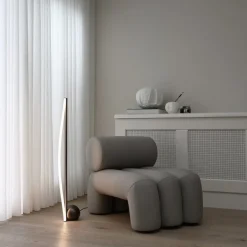 Bow golvlamp bronze