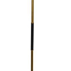 Bow stor golvlampa rå mässing/yellow ochre