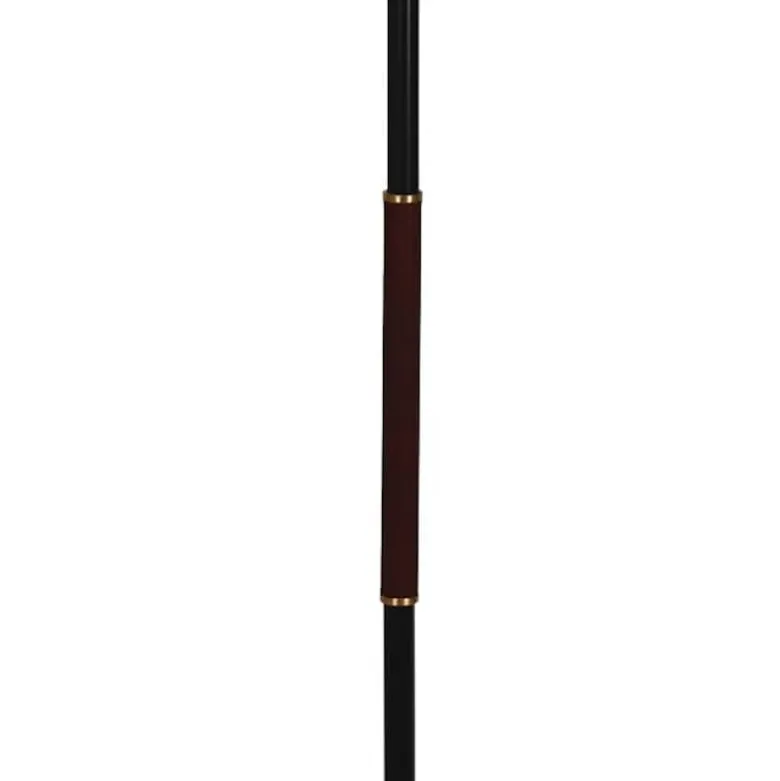 Bow stor golvlampa svart/yellow ochre