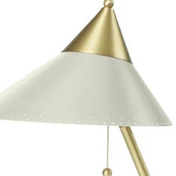 Brass top bordslampa warm white