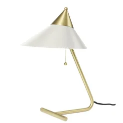 Brass top bordslampa warm white