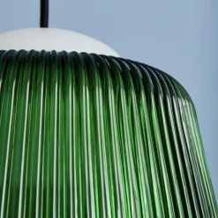 Brim 245 taklampa bottle green glass
