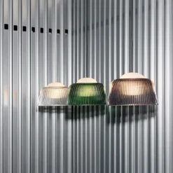 Brim 245 taklampa smoked grey glass