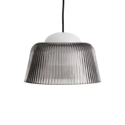 Brim 245 taklampa smoked grey glass