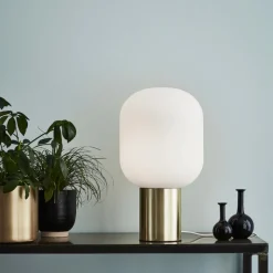 Brooklyn 44cm bordslampa borstad mässing