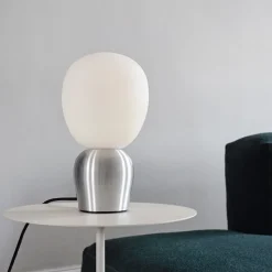 Buddy bordslampa Brushed alu/opal glass